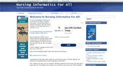 Desktop Screenshot of nursinginformaticshq.com